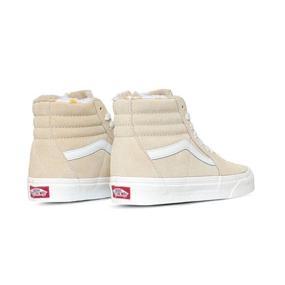Vans SK8 Hi Sherpa Cozy Hug Biscotti Men\'s Classic Skate Shoes Size 10.5